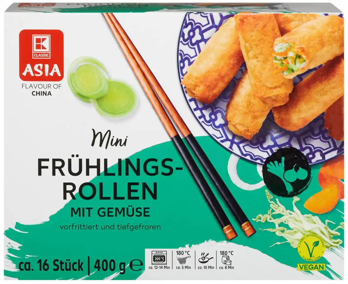 Bild 1 von K-CLASSIC ASIA Mini-Frühlingsrollen, 400-g-Packg.