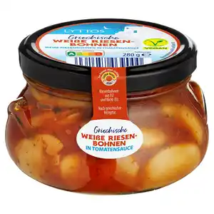 LYTTOS Griechische Beilagen 280 g, Riesenbohnen in Tomatensauce