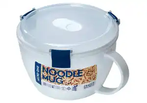 Microwellen Nudeltasse Deckel mit Clipverschluß
