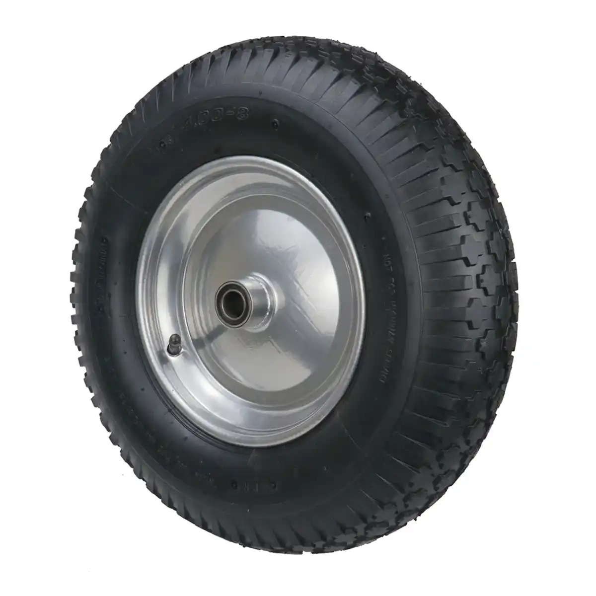 Bild 3 von 2-tlg. Sackkarrenrad mit Stahlfelge, Bohrung ca. 20 mm - Grau/Schwarz