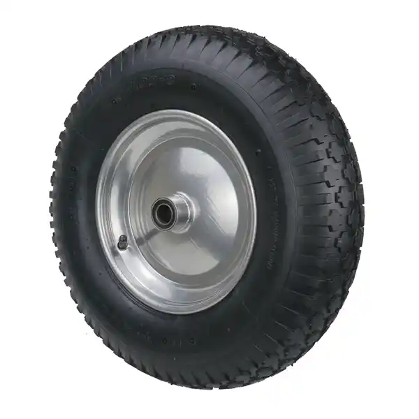 Bild 3 von 2-tlg. Sackkarrenrad mit Stahlfelge, Bohrung ca. 20 mm - Grau/Schwarz