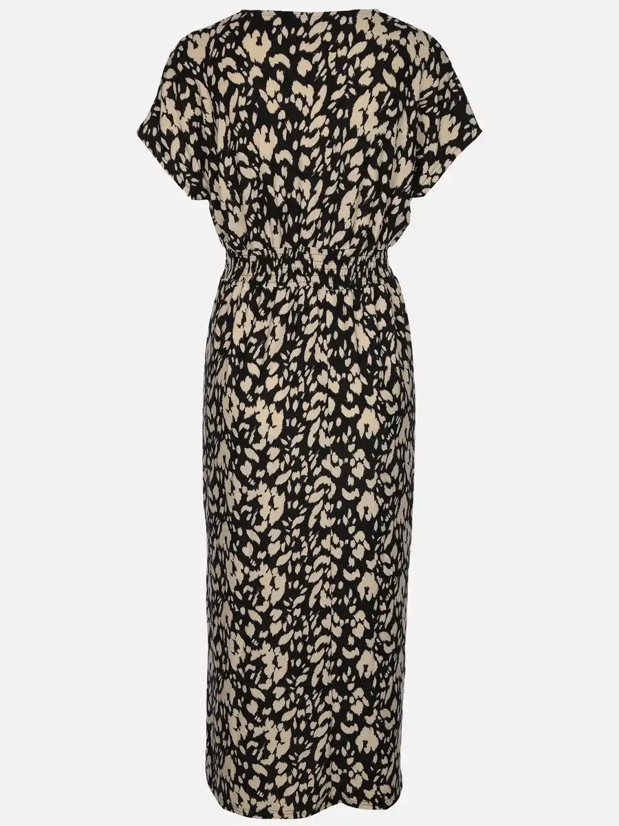 Bild 2 von Damen Jerseykleid ohne Ärmel im Alloverprint Weiß