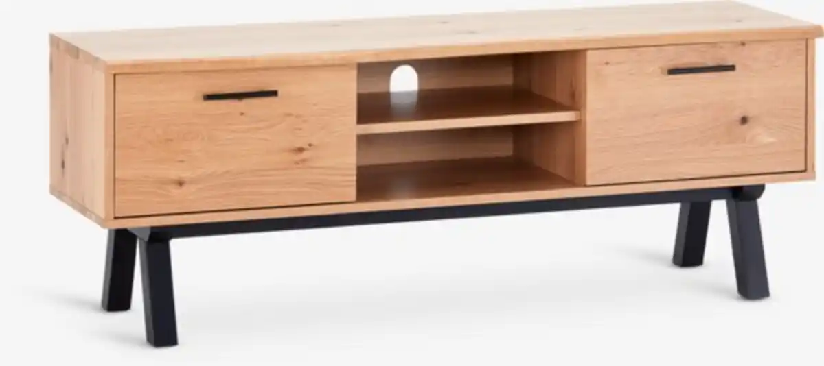 Bild 1 von TV-Bank SANDBY 2 Türen Eiche natur/schwarz