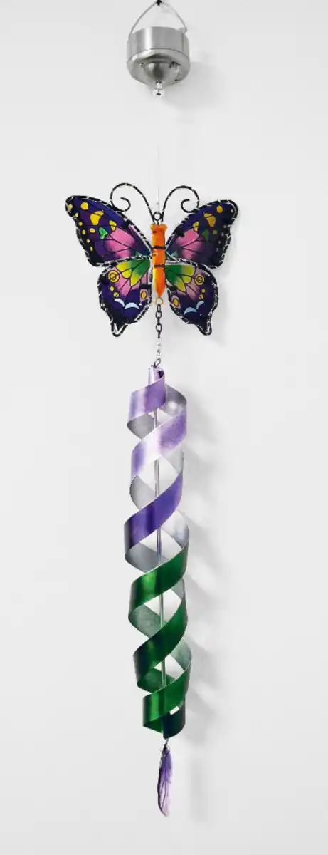 Bild 1 von Solar Windspiel "Schmetterling"
