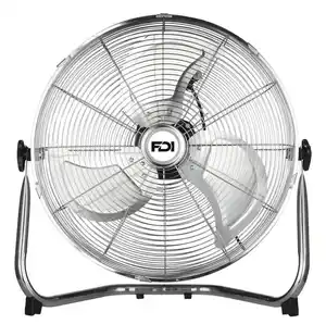 Bodenventilator 40cm 90W Chrom