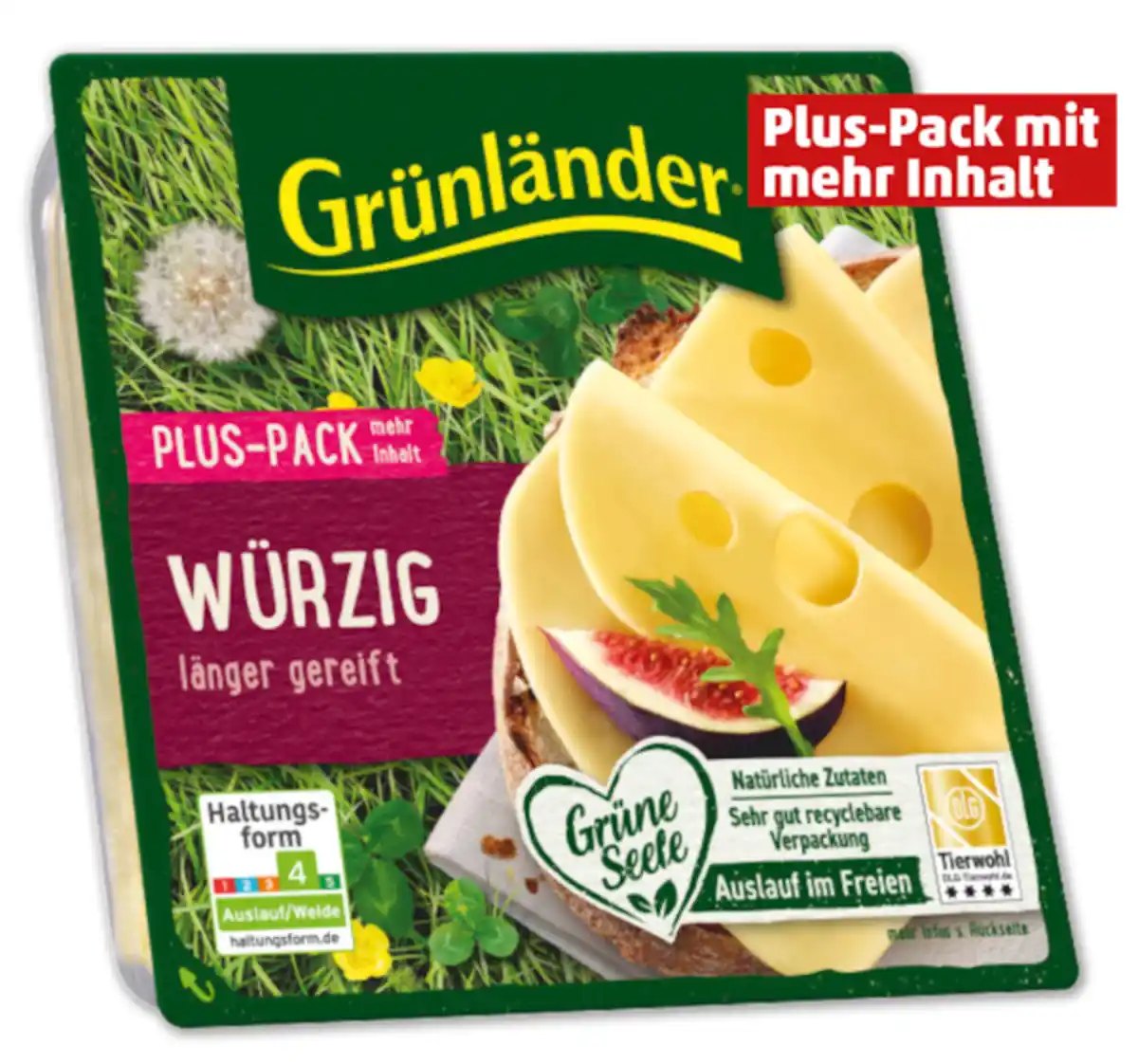 Bild 1 von GRÜNLÄNDER Käsescheiben