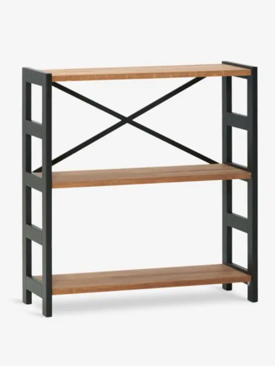 Bild 1 von Regal INTRUP breit 3 Böden eiche/schwarz