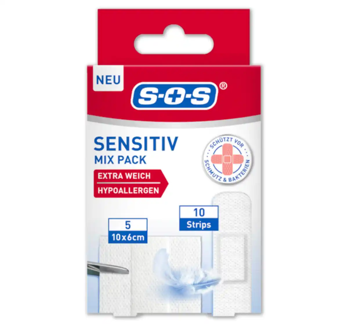 Bild 1 von SOS Pflaster Sensitiv Mix*