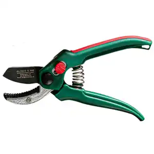 Amboss-Schere mit 2-Komponenten-Griff, ca. 4 cm Klingenlänge – Schwarz