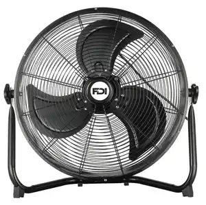 Bodenventilator 40cm 90W Schwarz