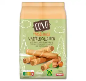 COVO Haselnuss Waffelröllchen