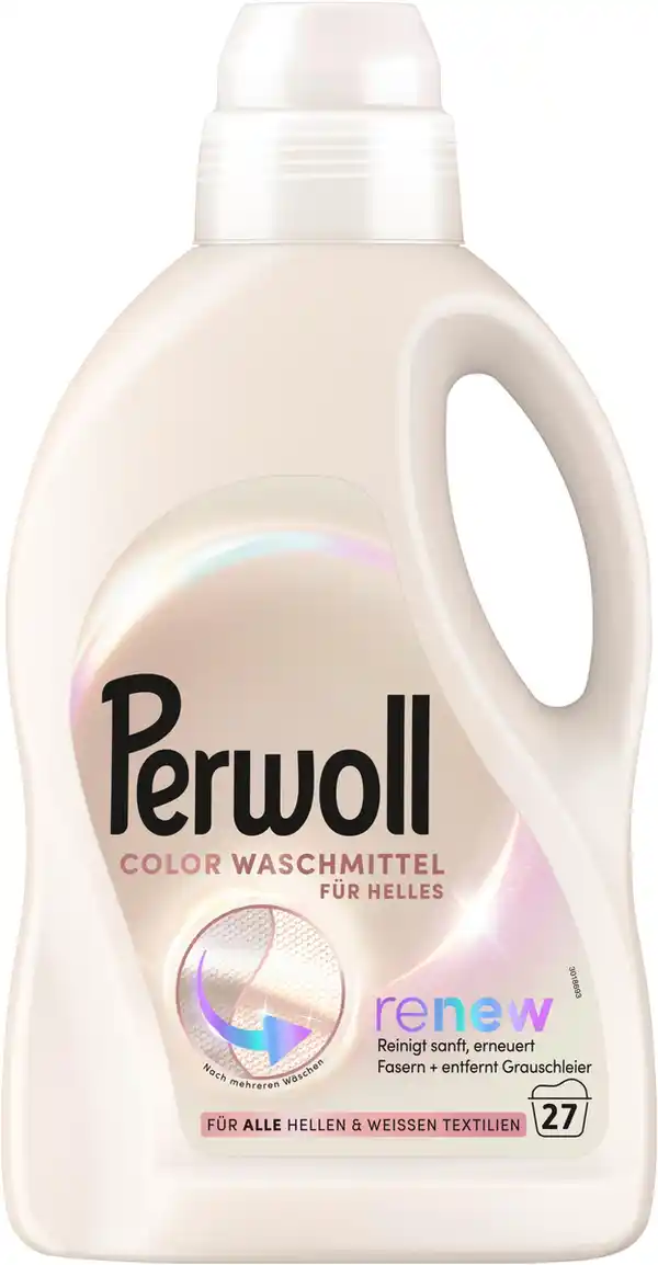 Bild 1 von Perwoll Renew Colorwaschmittel für Helles, 1.3500000238419 l