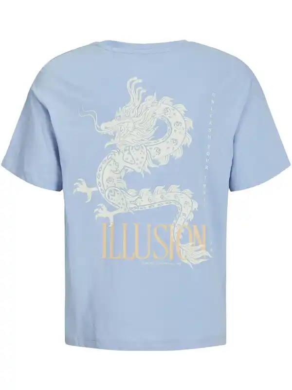 Bild 2 von Jack&Jones Junior JJCHARGE PRINTED T-Shirt Blau