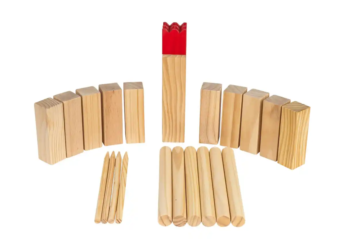 Bild 1 von Wikinger Wurfspiel aus Holz 21-teilig