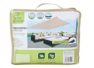 Sonnensegel Rechteckig 304x210cm Natur