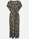 Bild 1 von Damen Jerseykleid ohne Ärmel im Alloverprint Weiß