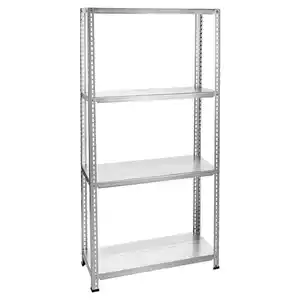 Schwerlastregal,  4 Ablagen je 40kg belastbar, 150 x 75 x 30 cm Vollmetall