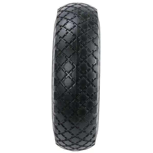 Bild 3 von 2-tlg. Sackkarrenrad, Bohrung ca. 20 mm - Rot/Schwarz