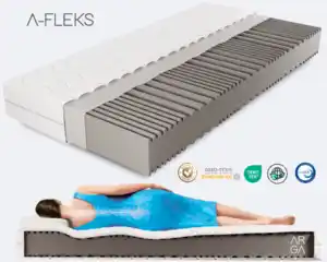ARGAFLEKS Komfortschaummatratze, 17 cm Höhe, 7 Zonen-Wendematratze