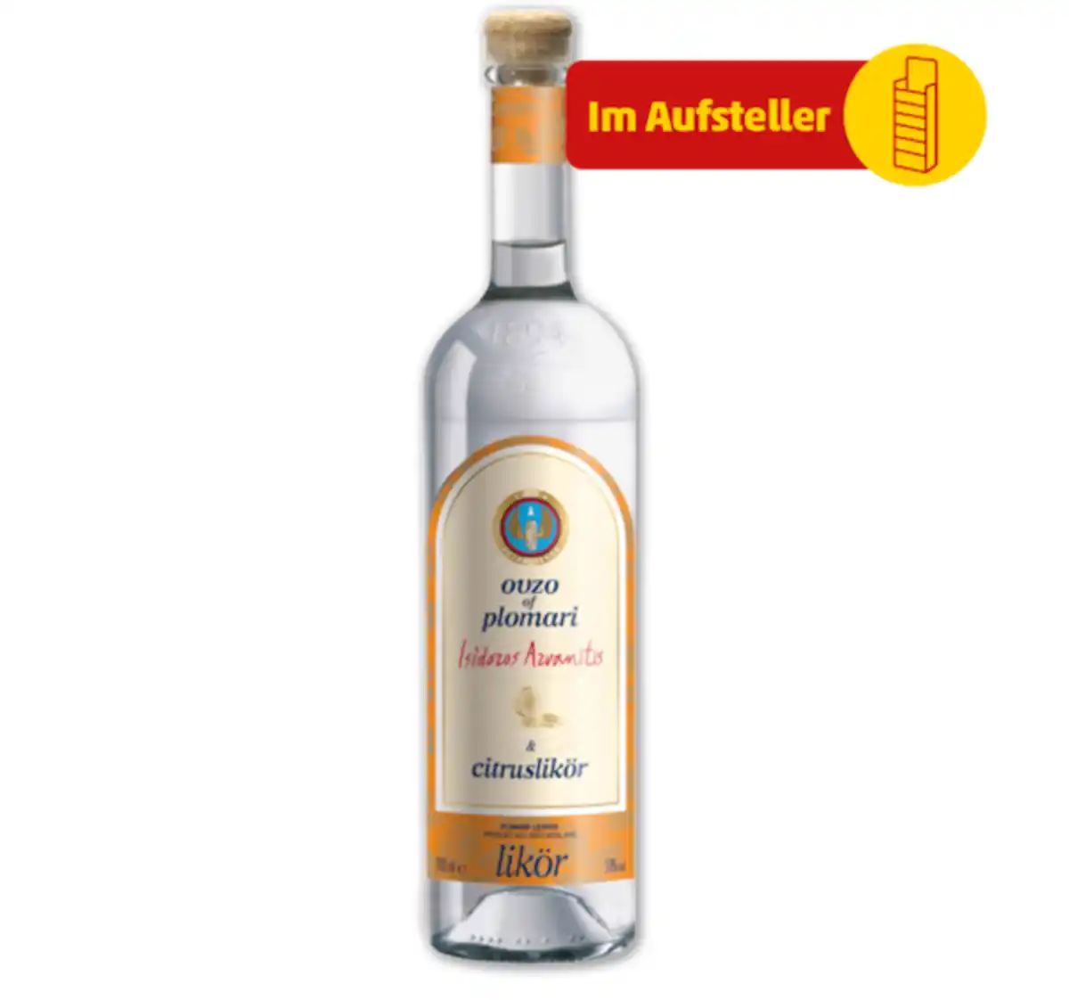Bild 1 von OUZO OF PLOMARI Citruslikör*