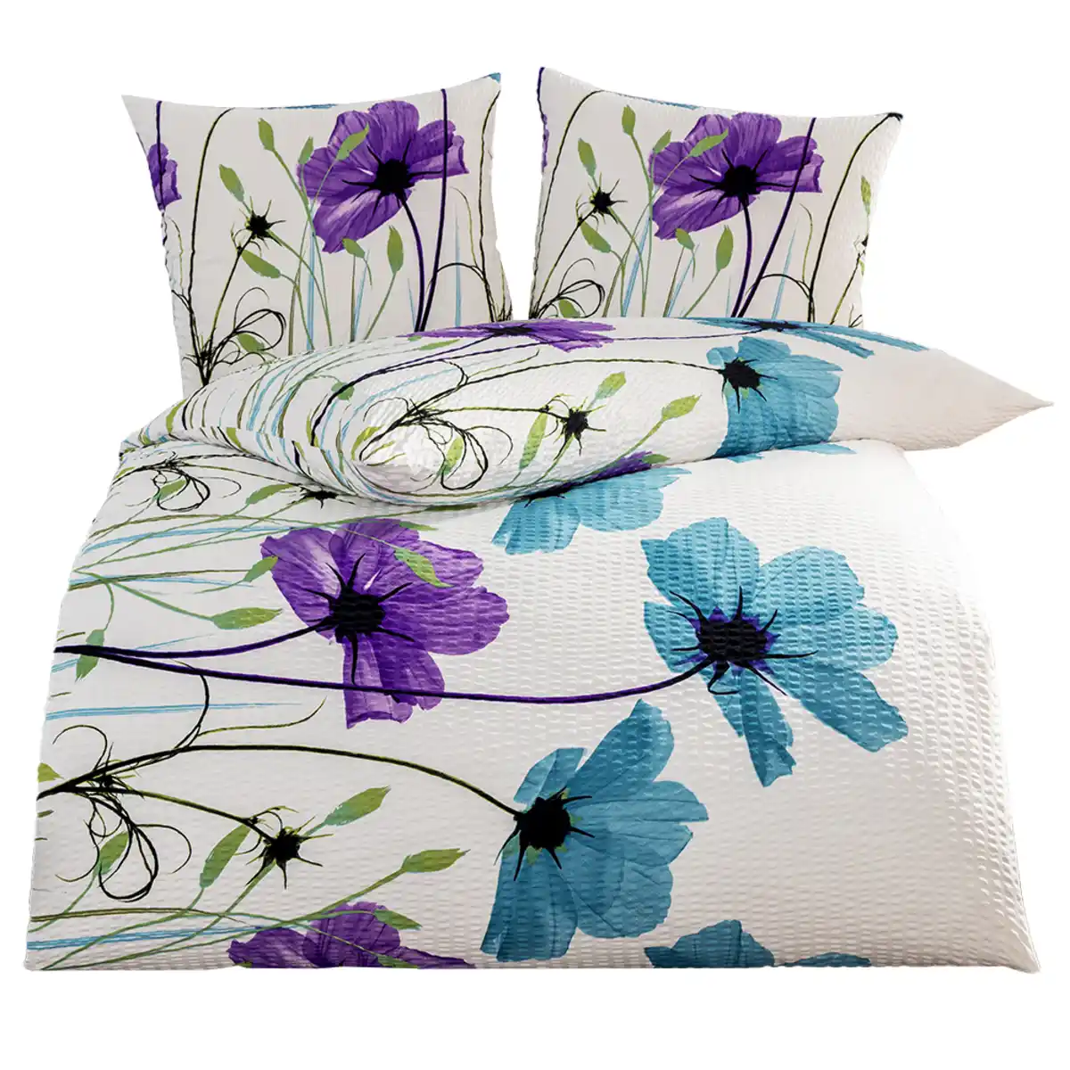 Bild 1 von Softtouch-Mikrofaser-Seersucker-Bettwäsche