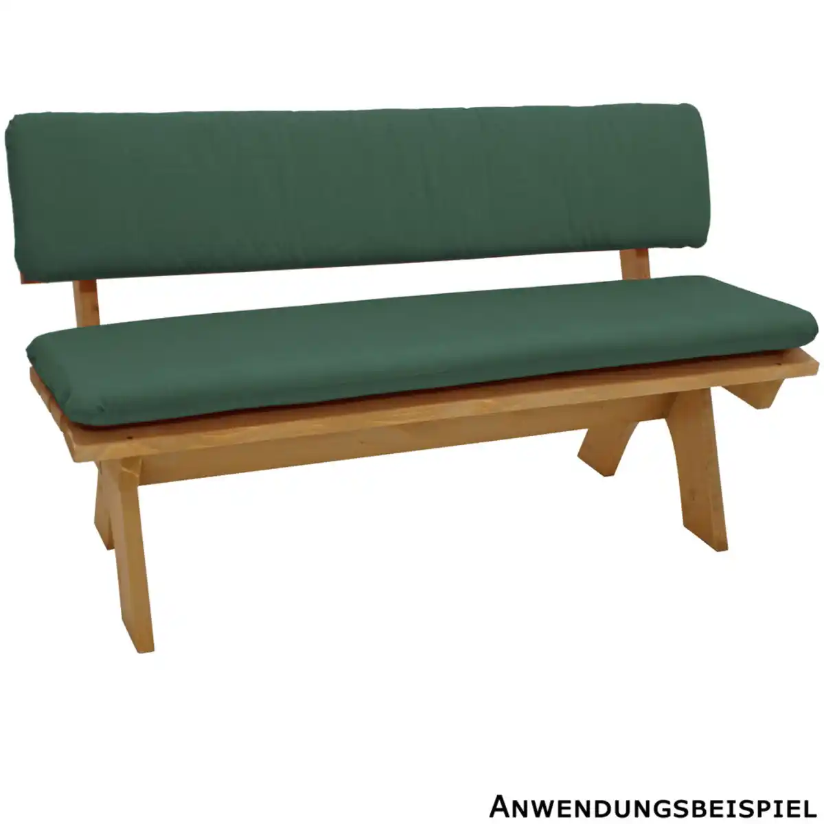 Bild 1 von Auflagenset für 3-Sitzer Bank 2-teilig dunkelgrün