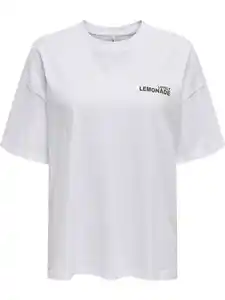 Only ONLVIVVI T-Shirt Weiß
