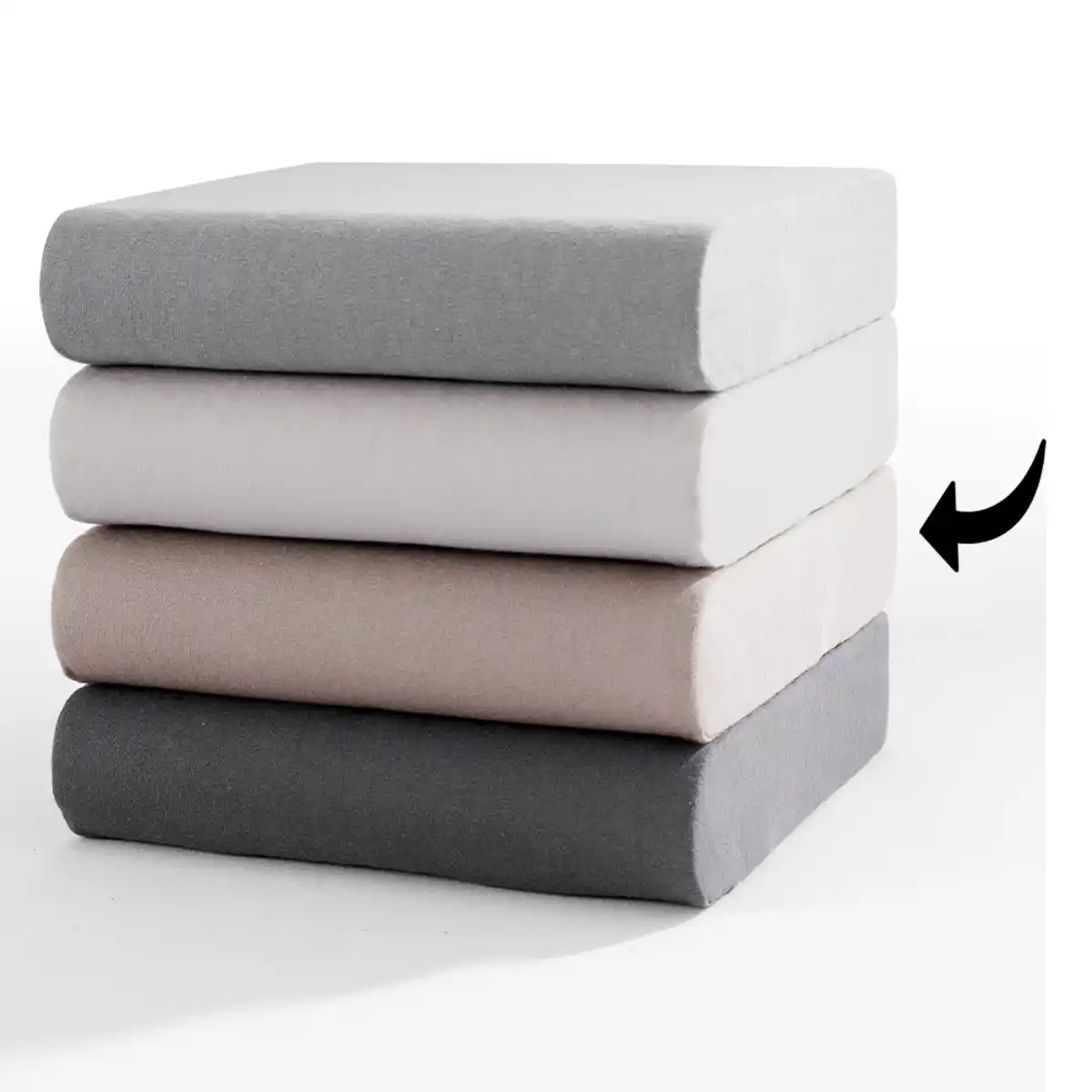 Bild 3 von Jersey-Boxspringbett-/ Topper-Spannbetttuch