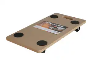 Transportroller mit 200kg Traglast und Anti-Rutsch-Rollbrett.