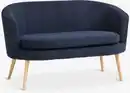 Bild 1 von Sofa GISTRUP 2-Sitzer Stoff dunkelblau