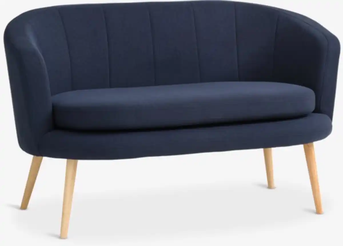 Bild 1 von Sofa GISTRUP 2-Sitzer Stoff dunkelblau