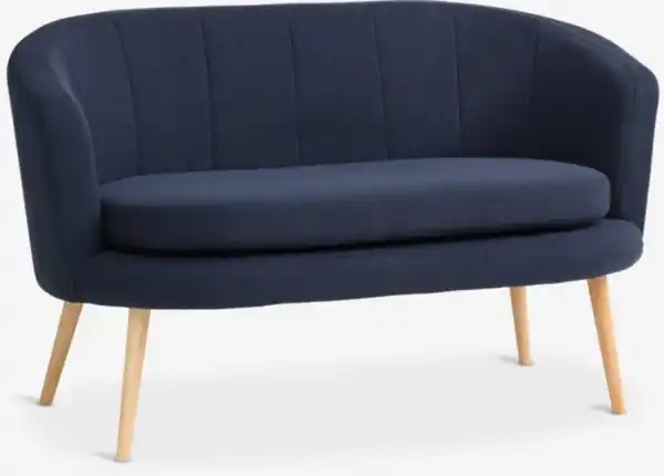 Bild 1 von Sofa GISTRUP 2-Sitzer Stoff dunkelblau