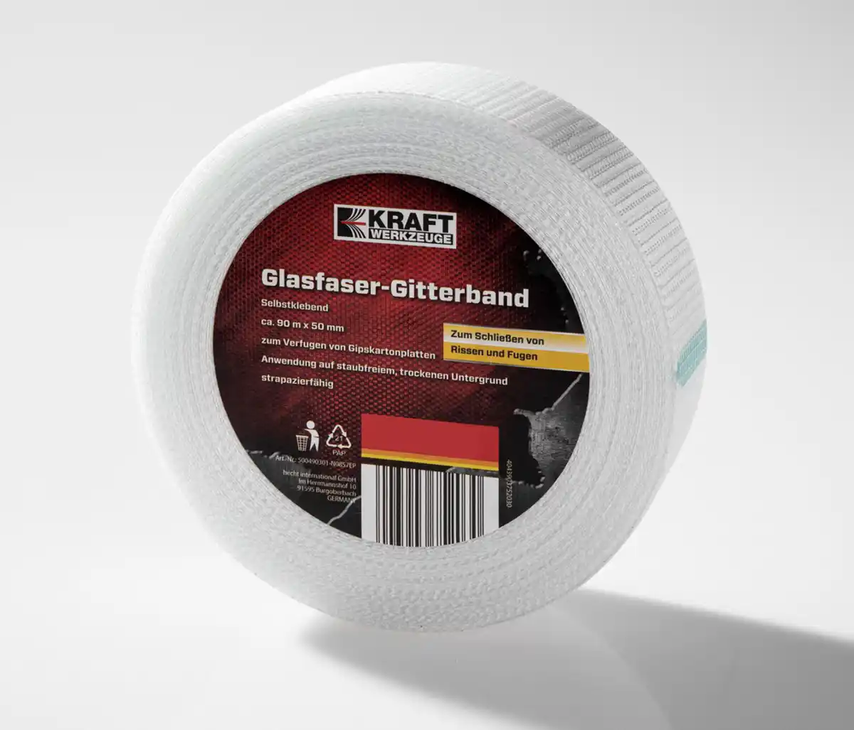 Bild 1 von Trockenbau Glasfaser Gitterband