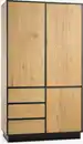 Bild 1 von Kleiderschrank ODENSE 120x210 3 Türen 3 Schubladen eiche