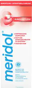 meridol Mundspülung Rundumpflege - antibakteriell, schützt Zahnfleisch, stärkt Zähne, erfrischt Atem, 400 ml