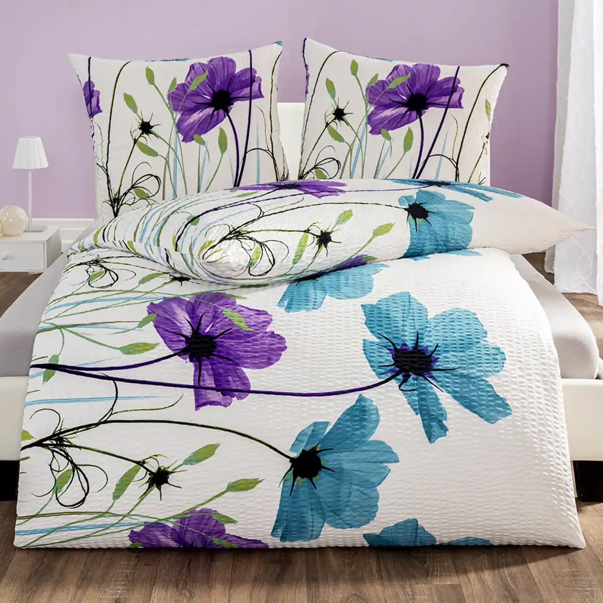 Bild 2 von Softtouch-Mikrofaser-Seersucker-Bettwäsche