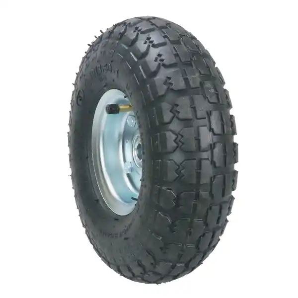 Bild 3 von 2-tlg. Sackkarrenrad mit Stahlfelge, Bohrung ca. 16 mm - Grau/Schwarz