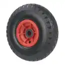 Bild 3 von 2-tlg. Sackkarrenrad, Bohrung ca. 25 mm - Rot/Schwarz