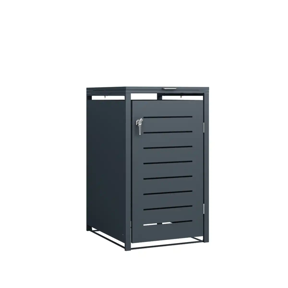 Bild 1 von Mülltonnenbox klein 1-er Stahl verzinkt anthrazit