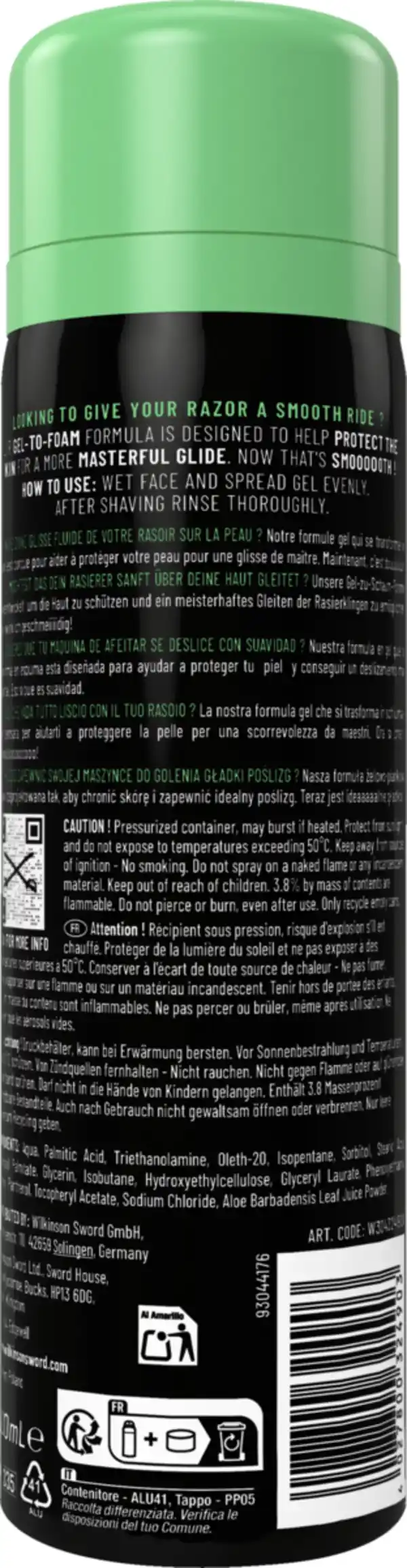 Bild 2 von Wilkinson Sword Rasiergel Sensitive, 200 ml