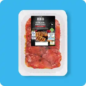 BBQ Hähnchen-Ministeaks, Spicy Pepper oder Italienische Kräuter