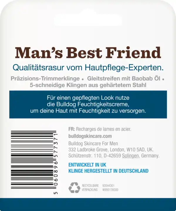 Bild 2 von BULLDOG Sensitive Rasierklingen