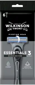 Wilkinson Sword Essentials 3 black edition Einwegrasier