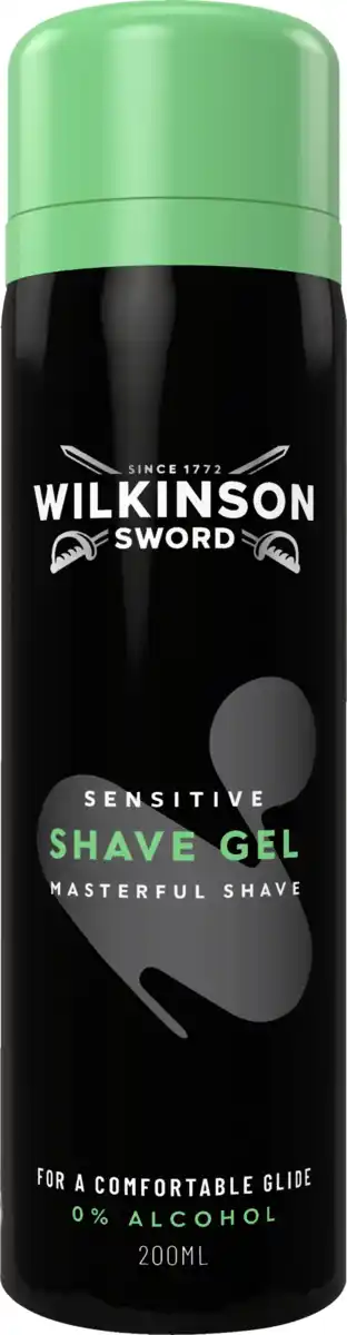 Bild 1 von Wilkinson Sword Rasiergel Sensitive, 200 ml