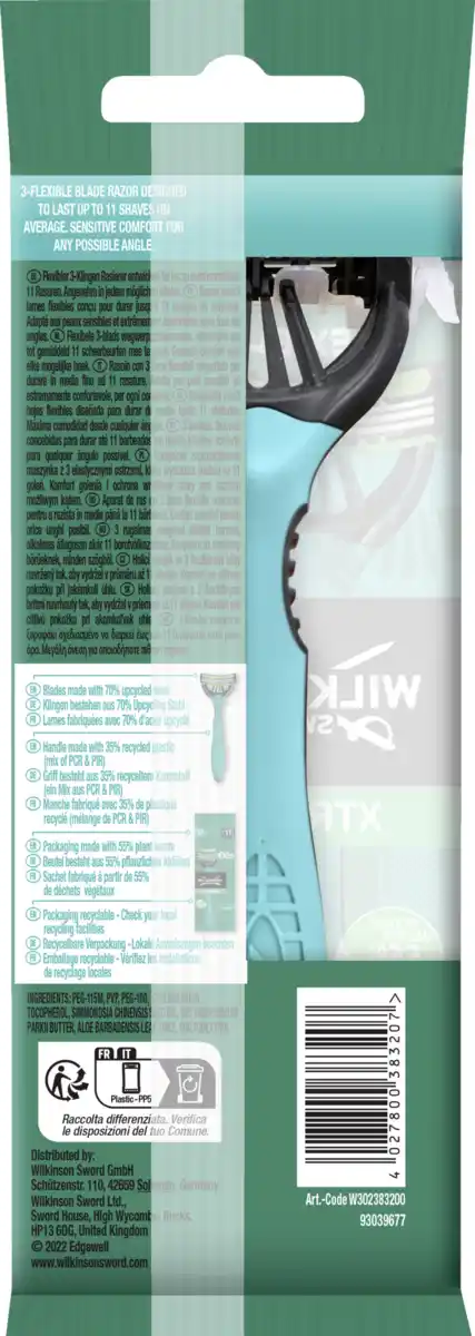 Bild 2 von Wilkinson Sword Xtreme 3 Sensitive Comfort Rasierer