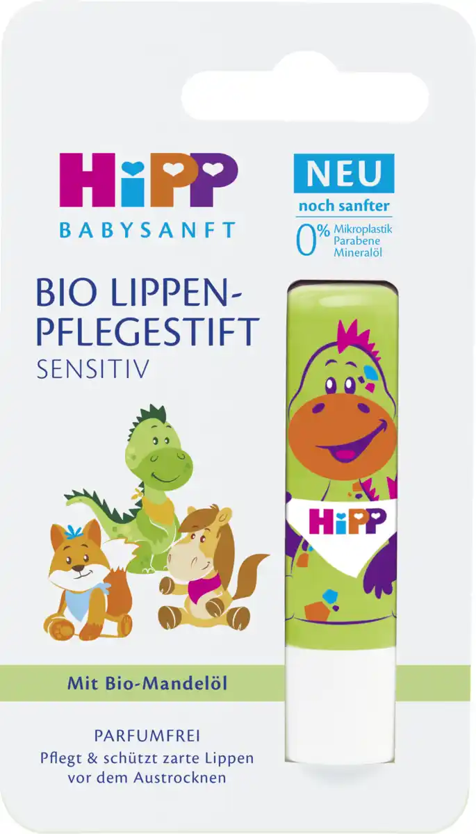 Bild 1 von HiPP Babysanft Bio Lippen-Pflegestift, 4,8 g