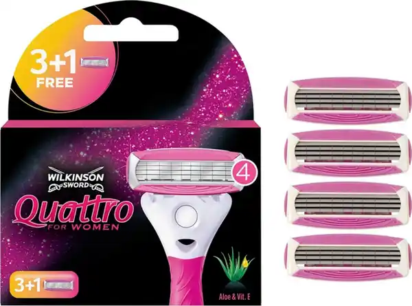 Bild 3 von Wilkinson Sword Quattro for Women Rasierklingen