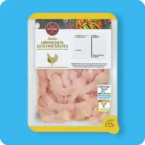 MEINE METZGEREI Hähnchen-Geschnetzeltes, Haltungsform 2: Stallhaltung Plus²
