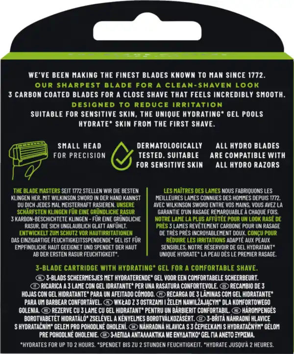Bild 3 von Wilkinson Sword Hydro 3 Rasierklingen