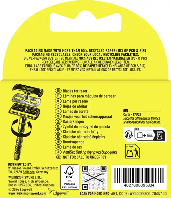 Bild 2 von Wilkinson Sword Rasierklingen Classic